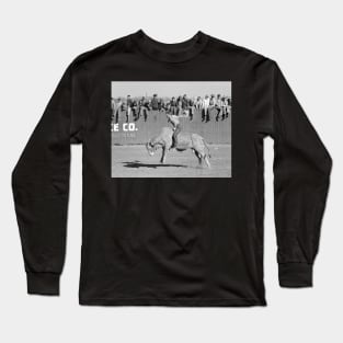 Rodeo Bull Rider, 1940. Vintage Photo Long Sleeve T-Shirt